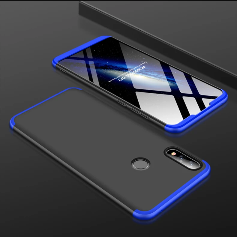 ZenFone Max Pro M2 ZB631KL закаленное стекло + 360 градусов полный чехол для Asus _ x01bd задний