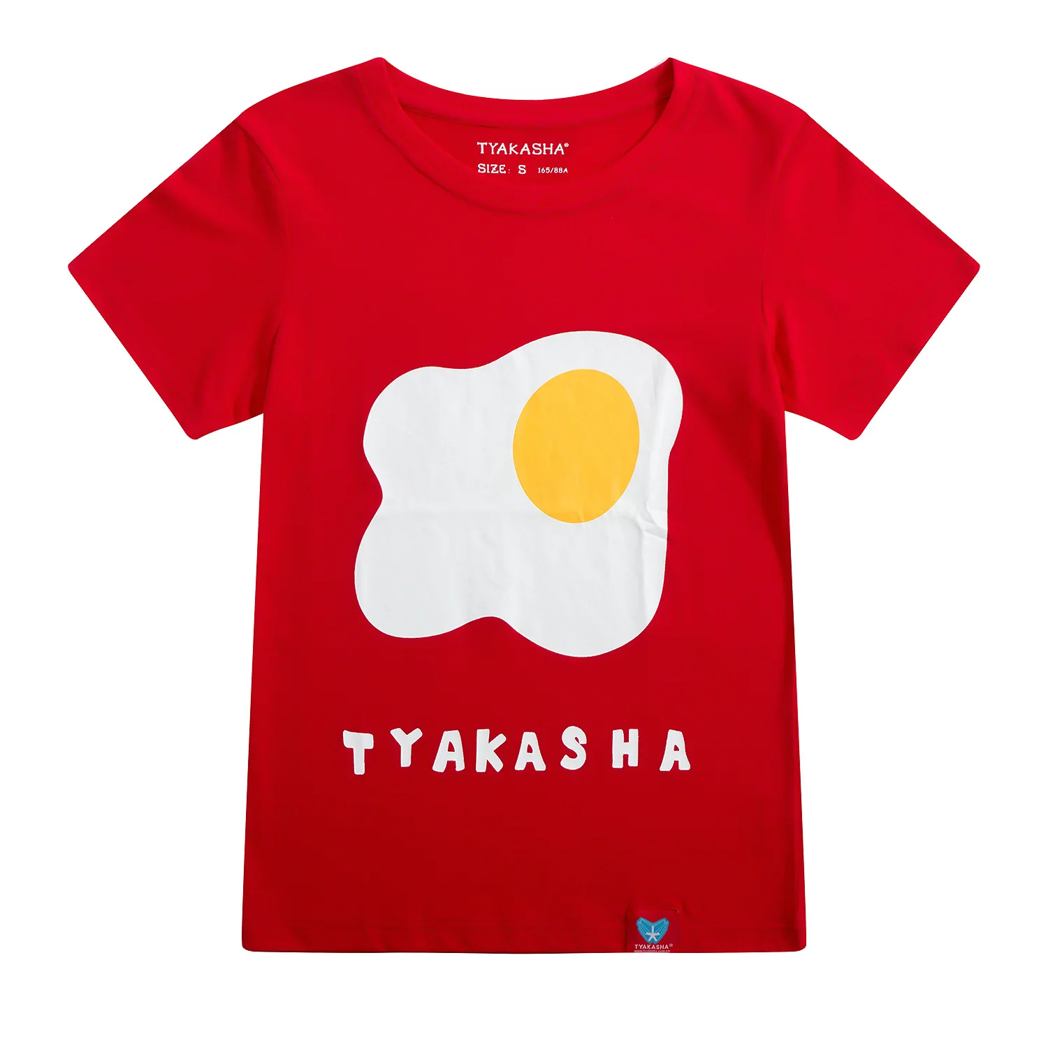 Fried Egg Элегантный дизайн женская летняя футболка круглый вырез хлопок Harajuku Базовая футболка Топы короткий рукав мультфильм печать xs-xl - Цвет: Fried Egg