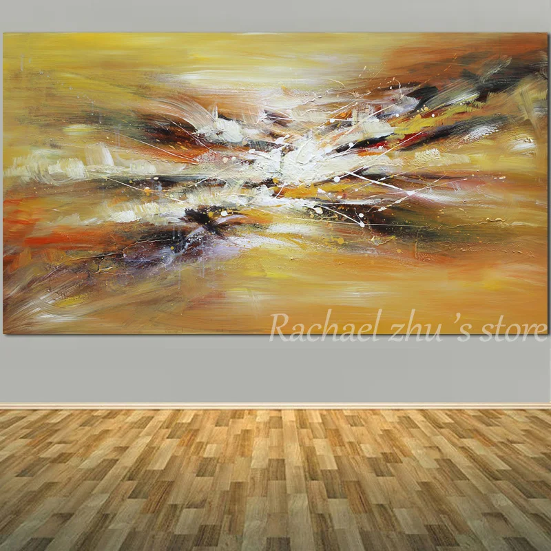 

Large Size Hand Painted Abstract New York Cityscape Oil Painting Abstract City Landscape Wall Art Picture Living Room Home Decor