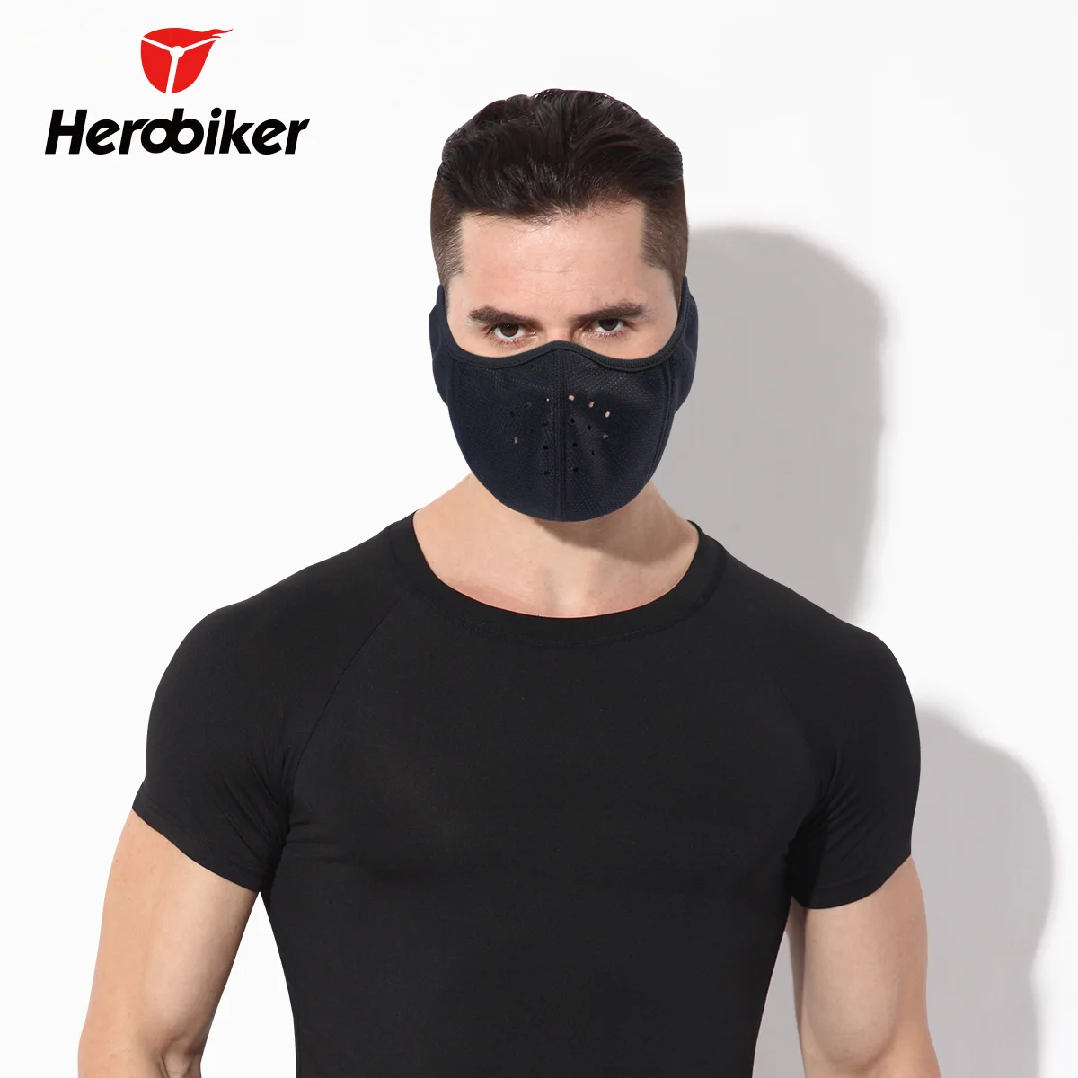 HEROBIKER маска для лица мотоциклетная Лыжная ветрозащитная тактическая унисекс