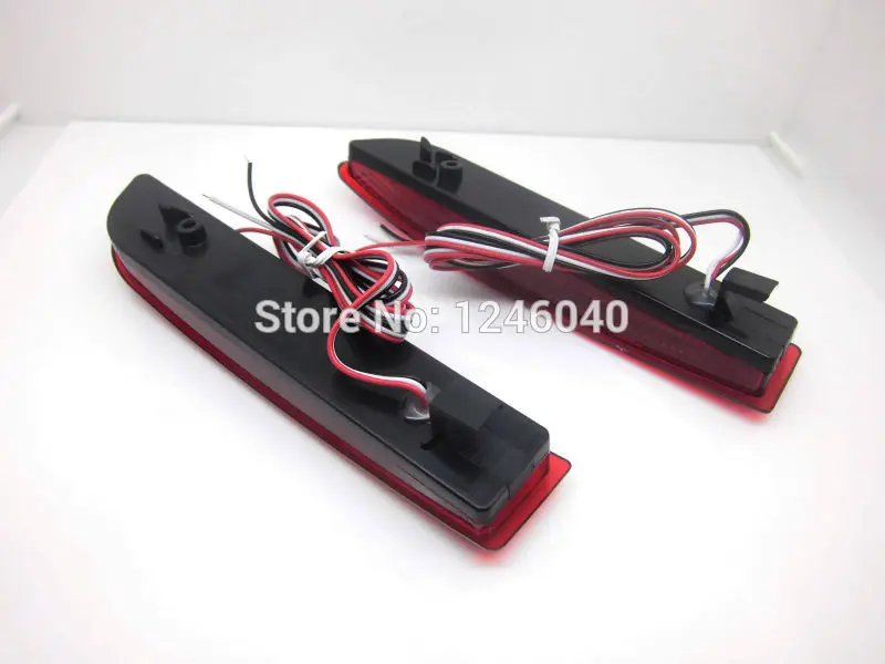 LED Rear bumper reflector light tail brake stop rear fog lamp for Toyota Avensis Alphard Estima RAV4 Gaia PREVIA IPSUM | Автомобили и