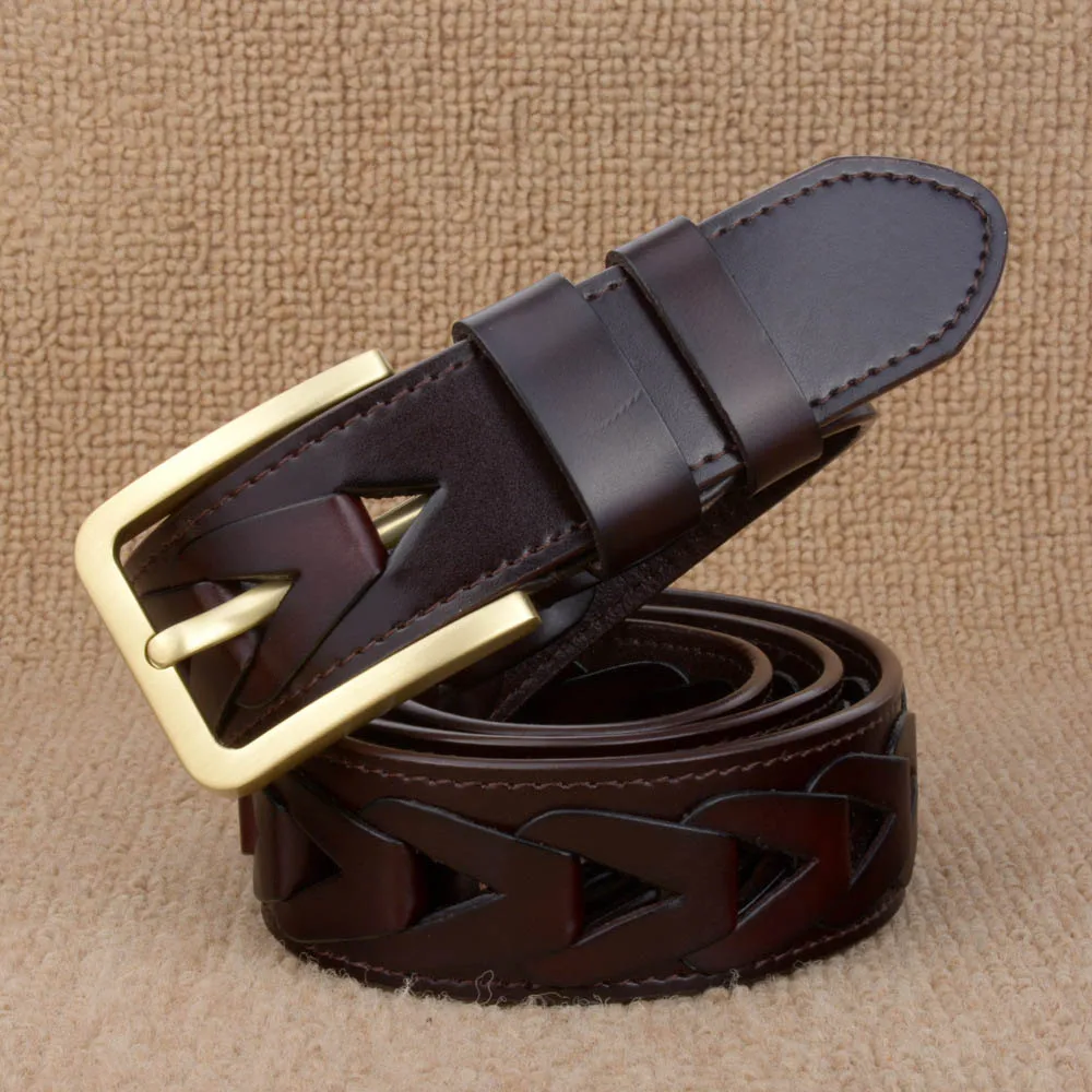 Новое поступление роскошные кожаные Для мужчин S ремень наивысшего качества