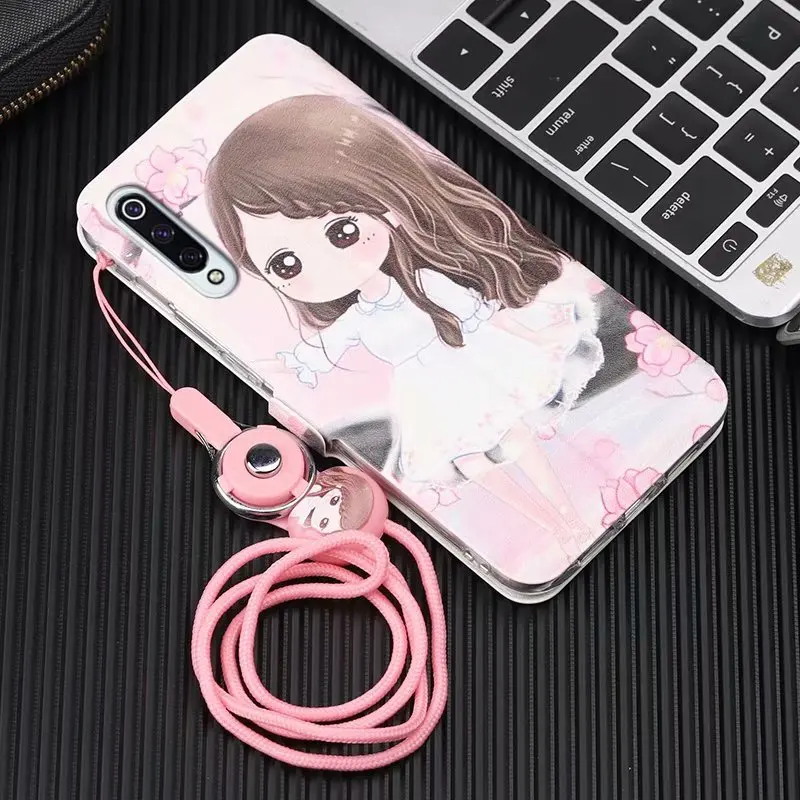 Для Xiao mi Red mi Note 8 7 6 5 Pro милый раскрашенный флип-кошелек с подставкой кожаный чехол красный mi 8A 8 mi 9 8 mi A2 Lite 6X Чехол-книжка