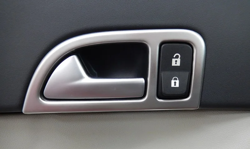 Нержавеющая сталь внутренняя дверная ручка крышки рамка отделка для Volvo C30 S40 V50 2004-2012 год