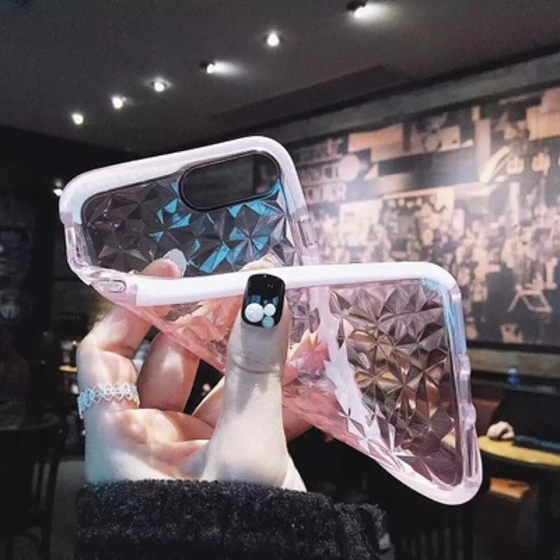 Оригинальный чехол для iPhone 6 телефона 6s 7 8 Plus X модный геометрический 3D