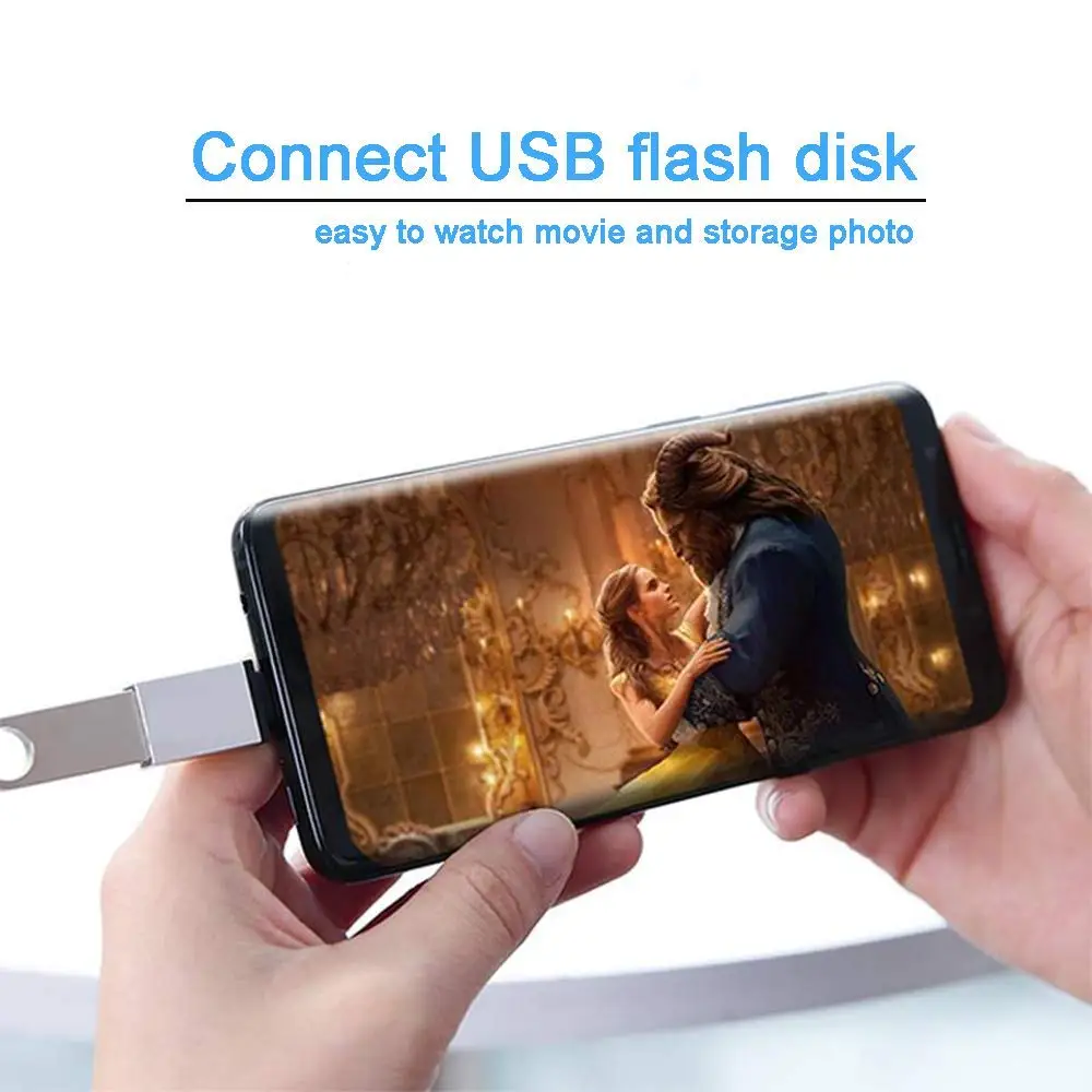 Hsmeilleur 2 в 1 Type C OTG адаптер Micro USB конвертер для Samsung S8 S9 Xiaomi 3 0 зарядное устройство