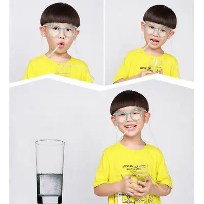 Творческий Соломка для напитков вечерние мультфильм взрослых и детей DIY Crazy