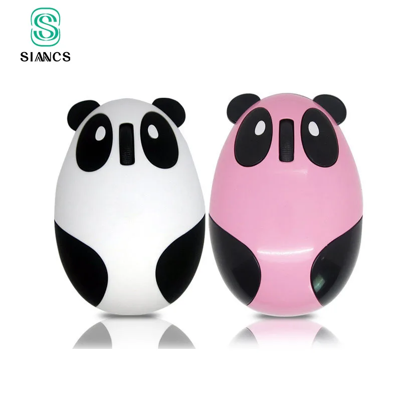 

Cartoon Cute Mini Mouse White Pink Panda 2.4 Wireless Bluetooth-Compatible Mouse Rechargeable Silent Usb Ports For Pc Gift