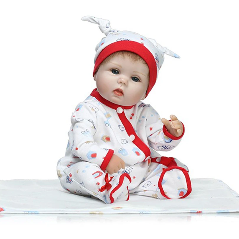 40 см Силиконовая Кукла Reborn Babies игрушки 16 дюймов куклы для новорожденных мягкие