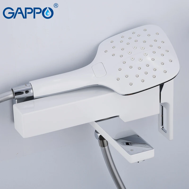 GAPPO Bathtub Faucets bathroom bathtub Faucet waterfall wall mounted white water mixer Taps faucet Mixer | Обустройство дома