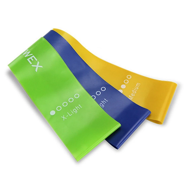 

5Pcs/Set Natural Latex Tension Resistance Band Exercise Elastic Fitness Yoga Loop Band Strength Weight Training Fitness