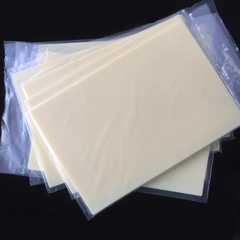 1/3/5/8 High Quality 3mm Thick Tattoo Practice Skin Blank Silicone Double Sides 20*30*0.3CM Permanent Tattoo  Practice Skin