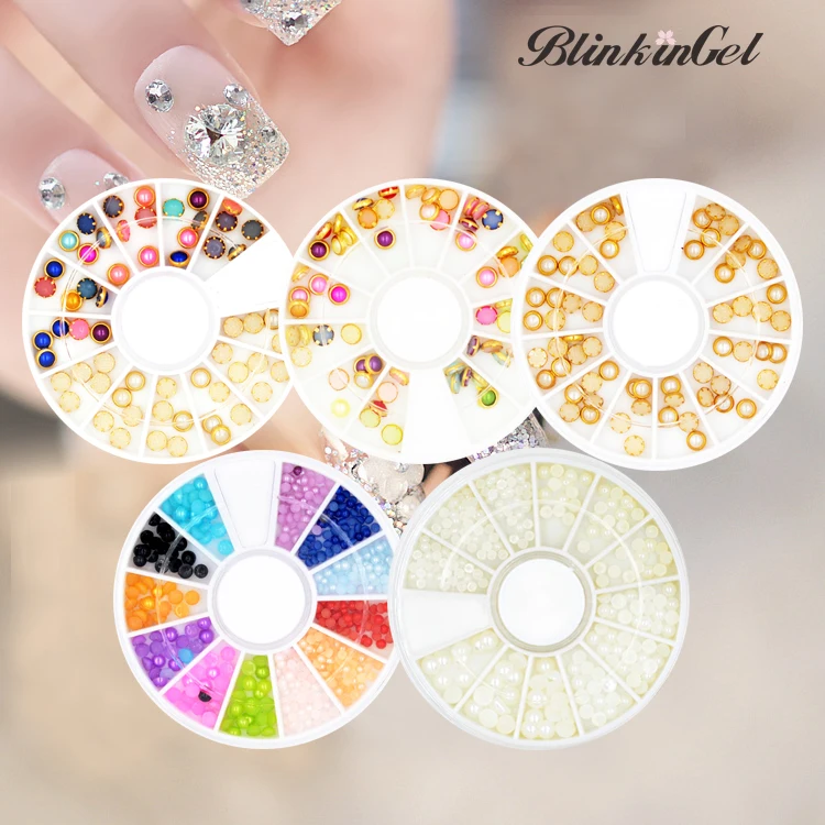 Blinkingel жемчуг для украшения дизайн ногтей втирка микро бисер ДЛЯ ДИЗАЙНА НОГТЕЙ