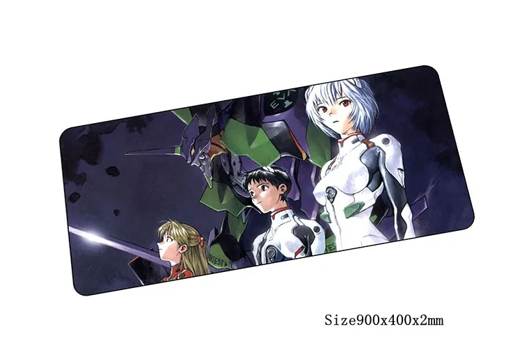 size900x400x2mm Коврик для мыши evangelion с закрытыми краями, коврик для мыши, коврик для компьютерной мыши 90x40 см, игровой коврик для мыши, геймерская клавиатура, Мышка для ноутбука, коврики - Цвет: size900x400x2mm
