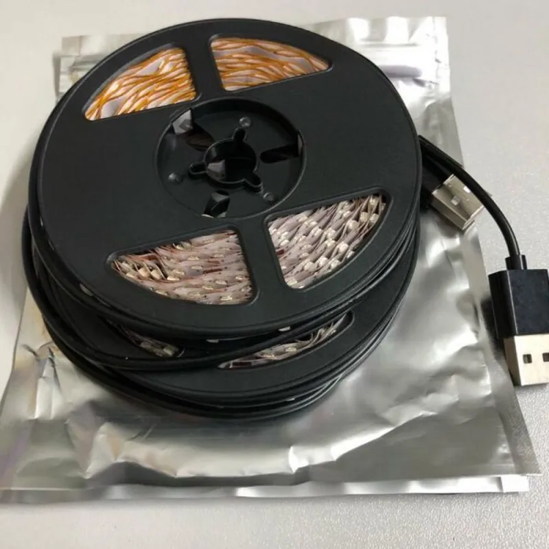 5 в RGB Светодиодная лента USB В светильник ТВ ПОДСВЕТКА 2835 1 м ing Настольный s лампа
