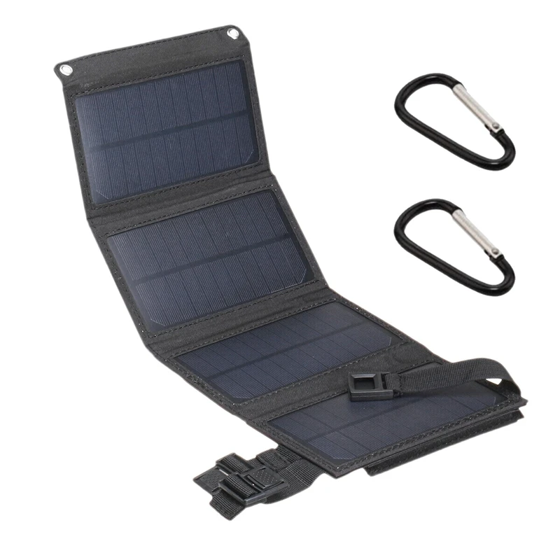 15W 5V 2A солнце Мощность Usb складной Панели солнечные кемпинг Пеший Туризм телефон