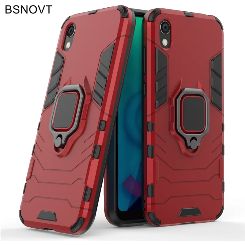 

Honor 8s Case Huawei Y5 2019 Shockproof Cover Finger Ring Magnetic Holder Soft TPU Back Case For Huawei Y5 2019 / Honor 8s 5.71"