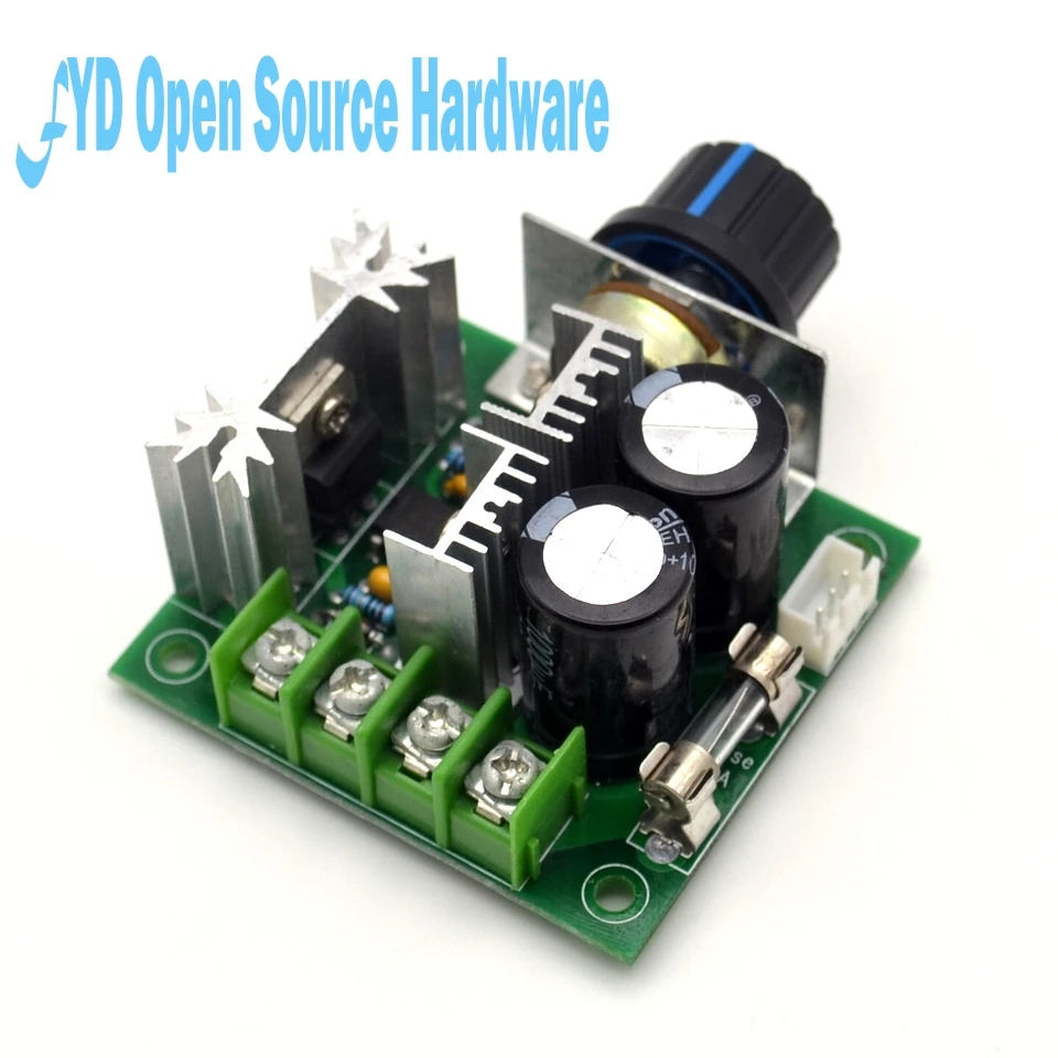 DC12V-40V регулятор скорости двигателя постоянного тока 13 кГц PWM контроллер 10A B100K
