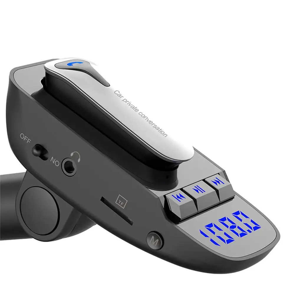 Новинка автомобильный прикуриватель Bluetooth наушники радио FM модулятор MP3 плеер