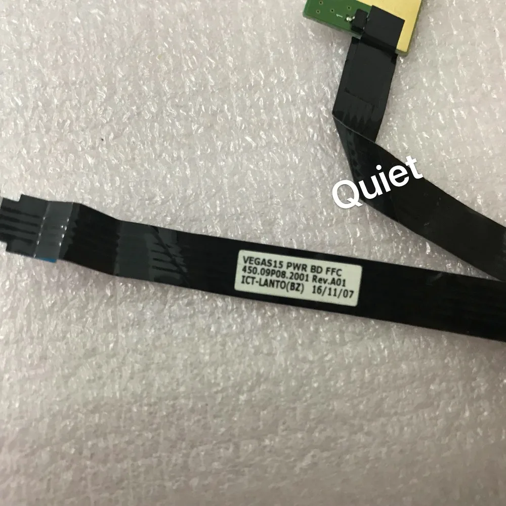 Оригинальный кабель платы переключателя питания для dell Inspiron 15 3567 3565 450.09P08.0001 06V0N7