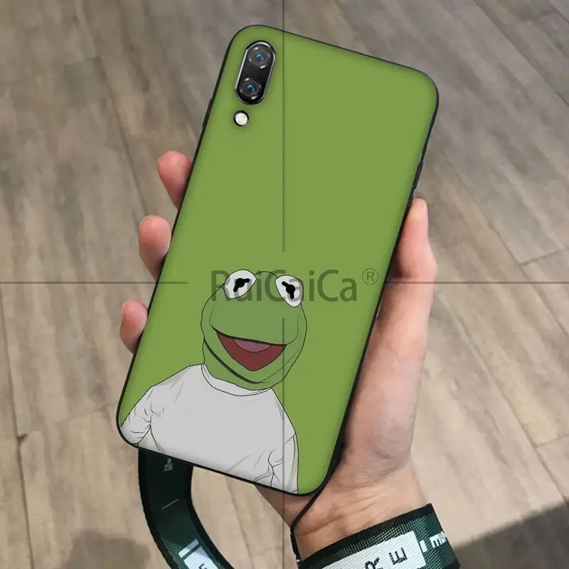 Ruicaica Kermit лягушка красочные милые аксессуары для телефонов Чехол Huawei P9 P10 Plus Mate9
