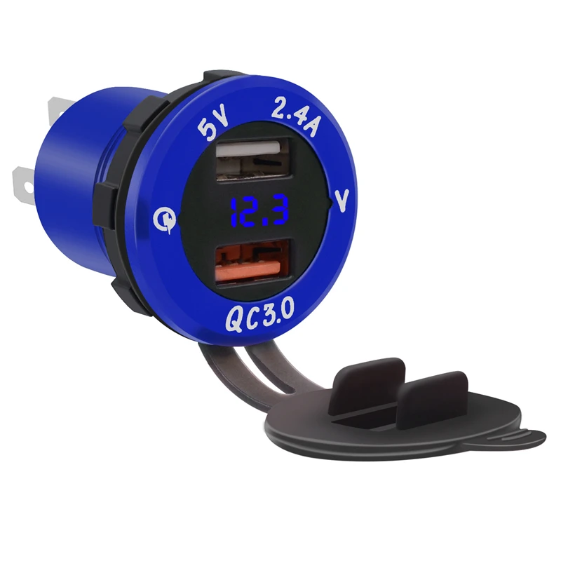 LMoDri автомобильное быстрое зарядное устройство для автомобиля DC 12 V 24