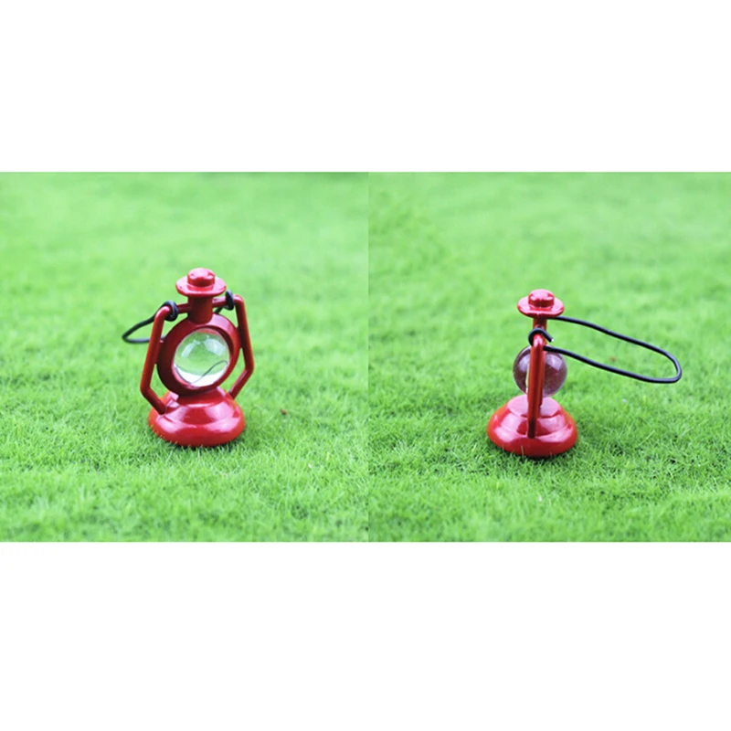 1: 12Red керосиновое масло лампа Миниатюрный Кукольный домик для blyth BJD украшение