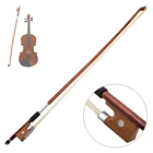 44 Высококачественная Профессиональная деревянная палочка для скрипки с бантом из конского волоса пластиковая ручка для скрипки Регулируемый аксессуар для скрипки