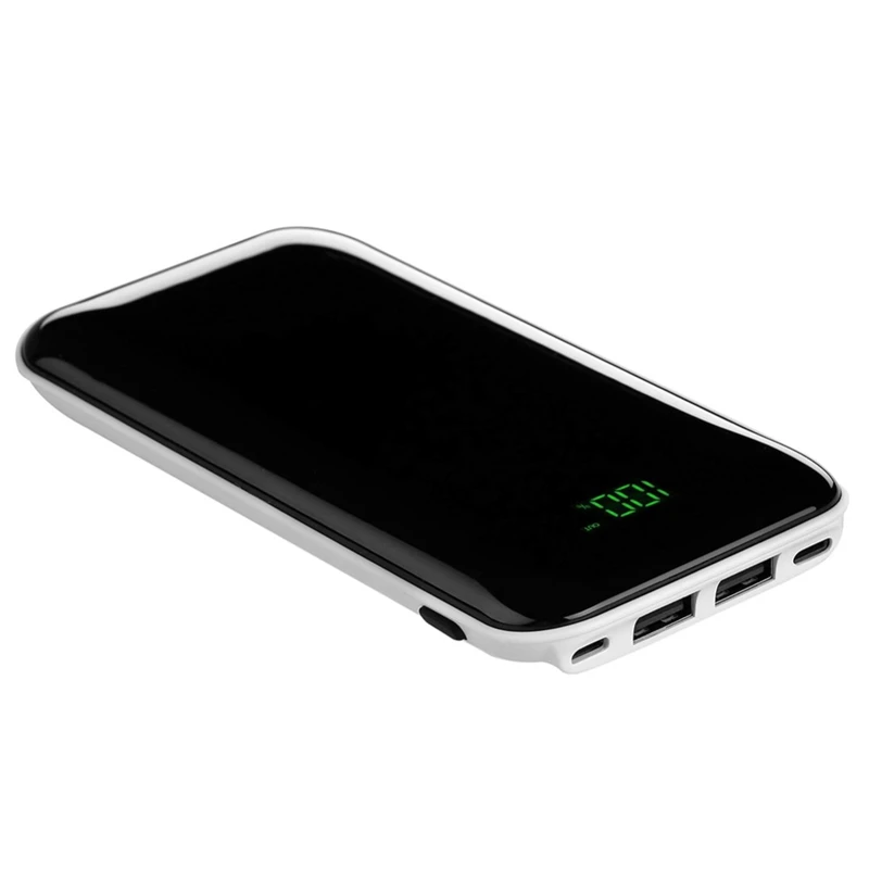 20000 мАч Внешний аккумулятор с двумя портами usb зарядное устройство для мобильного телефона Xiaomi Redmi iPhone X XS Poverbank