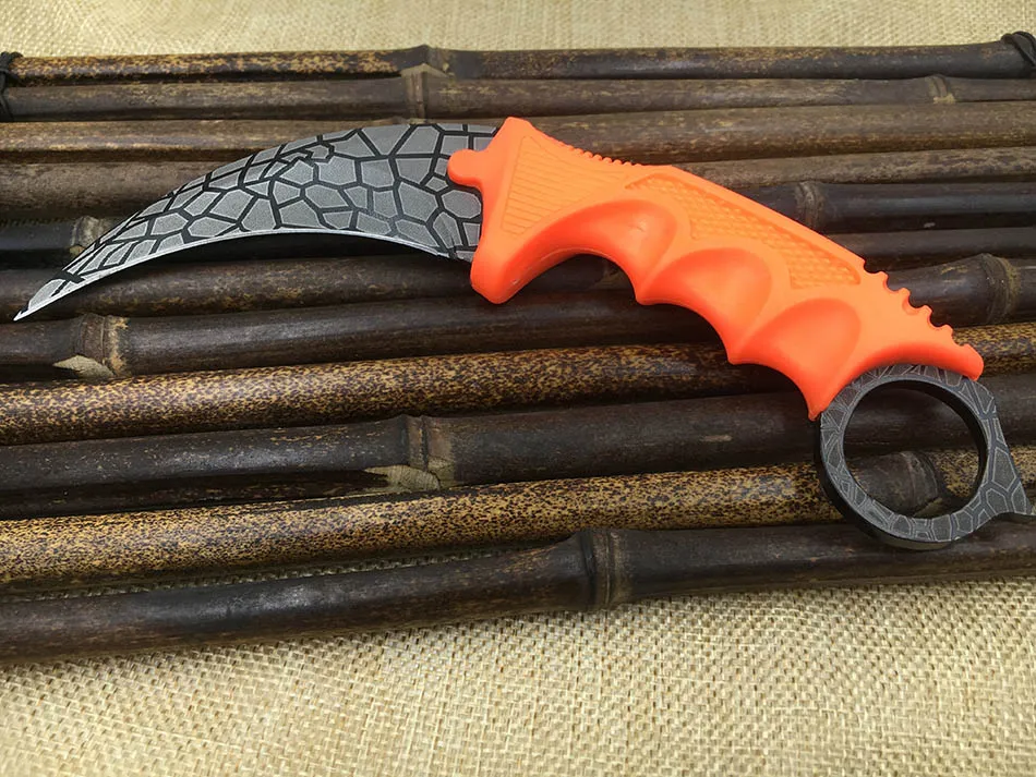 CS Go Counter Strike Коготь Karambit Ножи резкость Средства ухода за кожей Шеи с оболочкой зуб