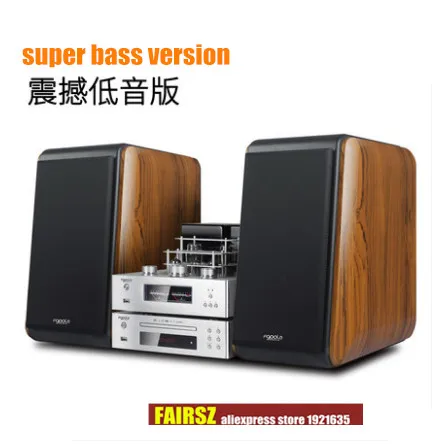 F-goola SD-311 60 Вт+ 60 Вт bluetooth fever класс аудио hifi набор комбинированный dvd-плеер/5U4C+ 12AX7 ламповый усилитель/6,5 дюймов subwoof