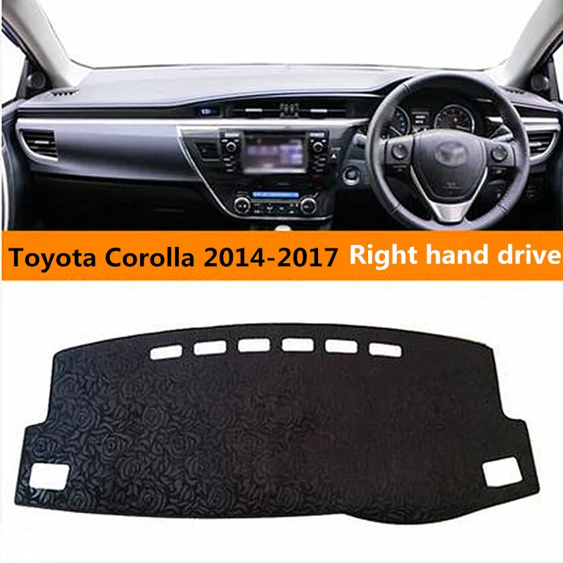 Роза Стиль автомобиля теплоизоляционные Dashboard Обложка для Toyota правый руль Авто