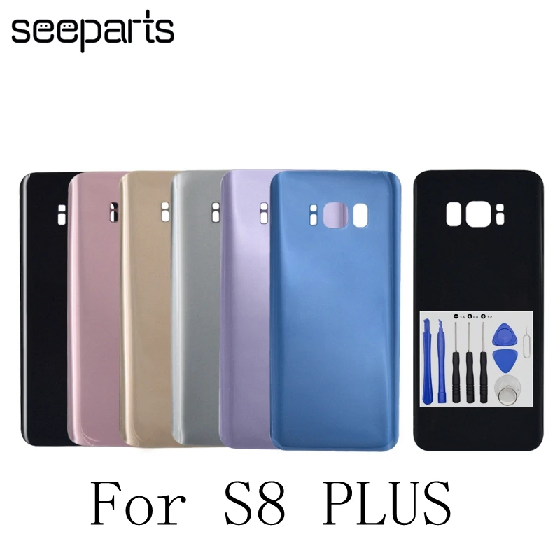 Крышка батарейного отсека для Samsung S8 Plus G955 G955F 6 2 дюйма запасные части|housing cover|battery