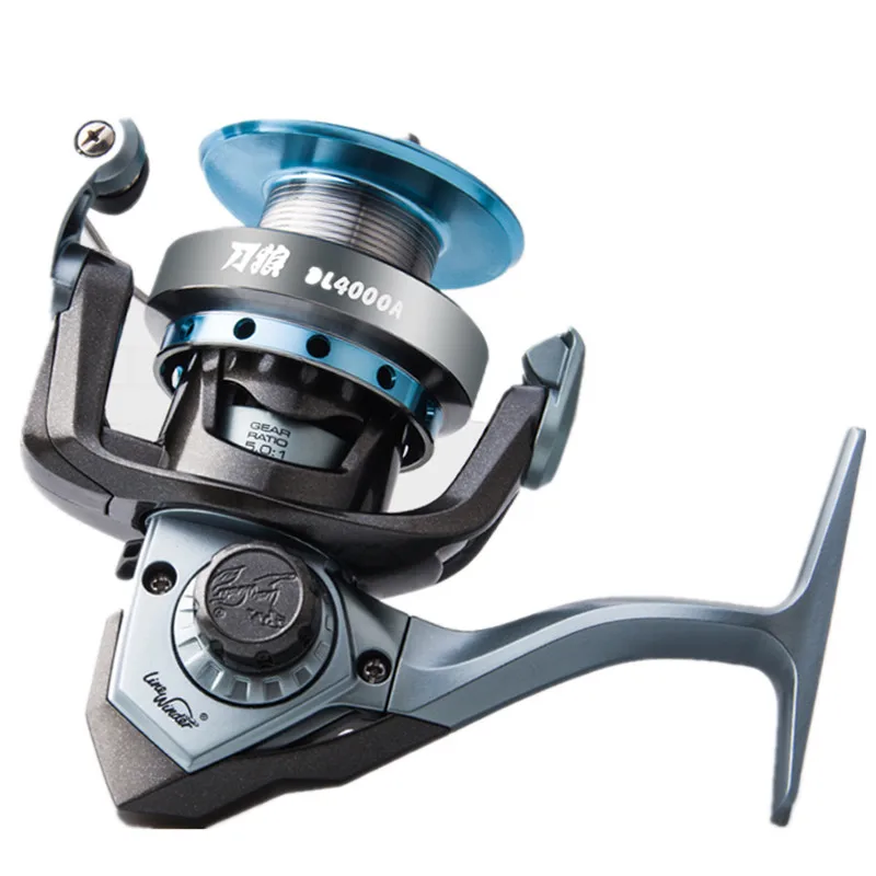 

1000-4000 Series Fishing Reel Spinning Wheel Full Metal Line Cup Fish Wheel Distant Wheel Baitcasting Reel Molinete Red De Pesca