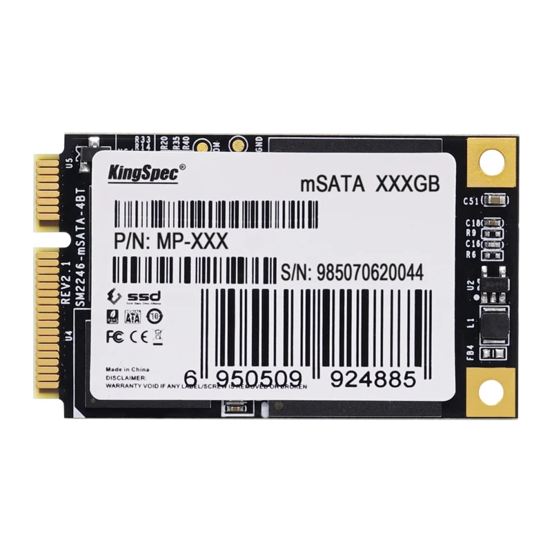 PCIE MSATA 64 ГБ 128 256 512 SATA3 III 6 ГБ/СЕК. SATA 2 SSD 500 ноутбук Твердотельный Накопитель 480 msata ssd