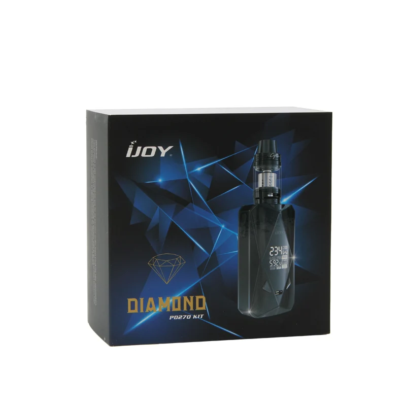Оригинал IJOY diamond PD270 электронной сигареты комплект 234 Вт поле mod VAPE с 4.2 мл капитан