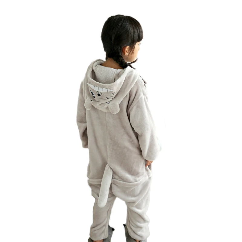 Зимний детский пижама для мальчиков с рисунком Тоторо пижамы в рождественском