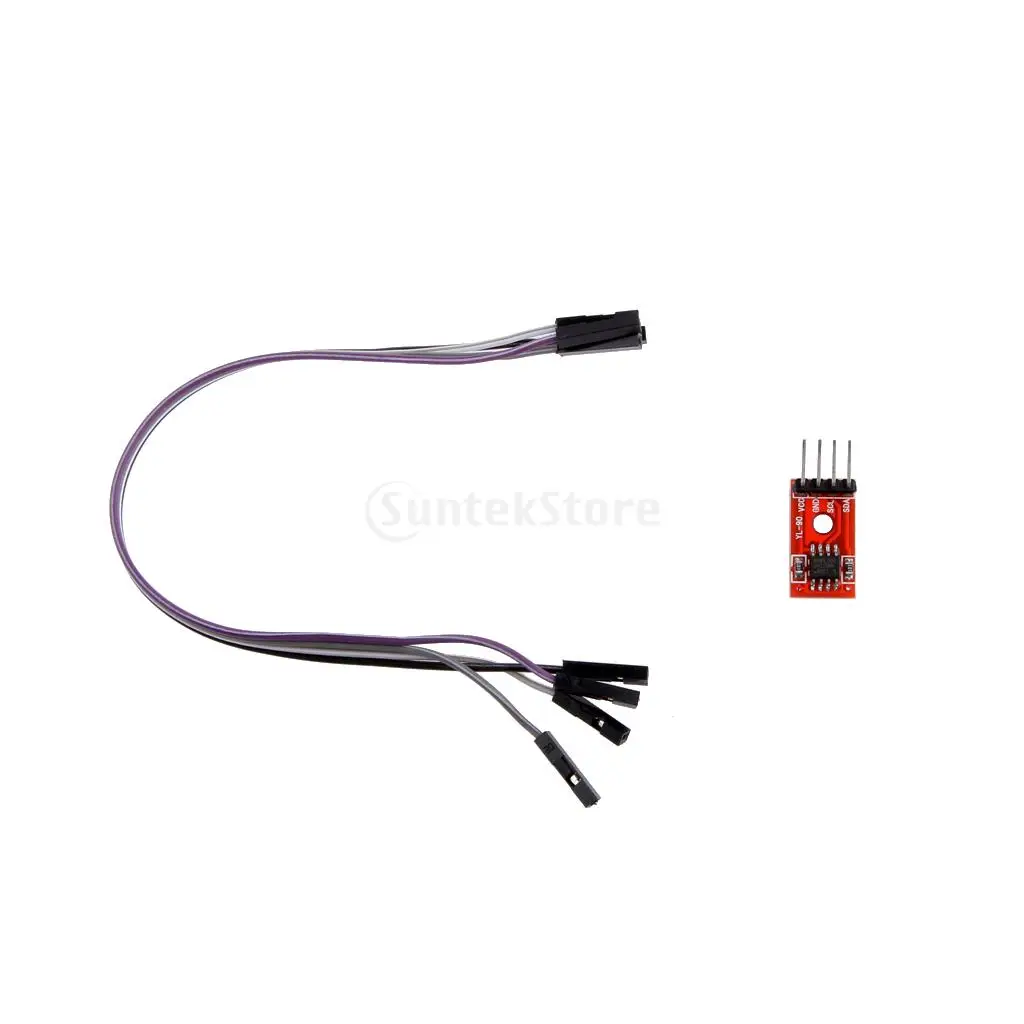 AT24C256 серийный EEPROM I2C интерфейс модуль хранения данных с соединительным кабелем