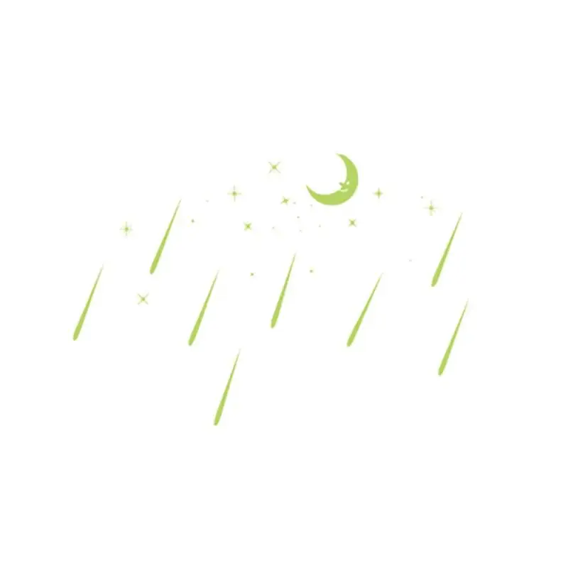 3D звезды светится в темноте светящиеся флуоресцентные настенные наклейки для