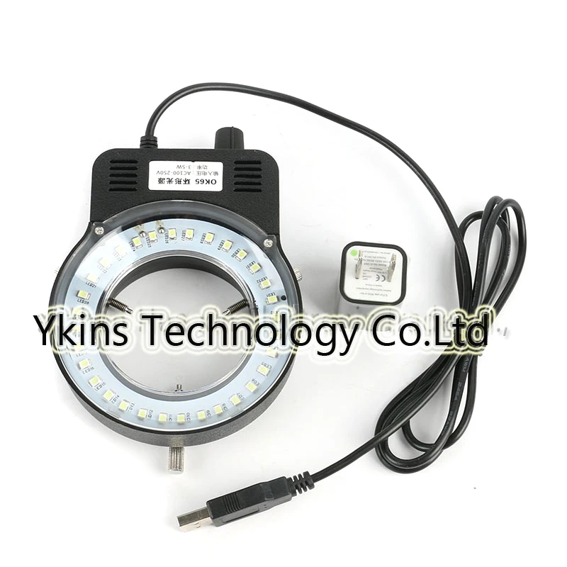 Черный/белый 32 LED Регулируемая кольцевая осветительная лампа для Стерео Зум