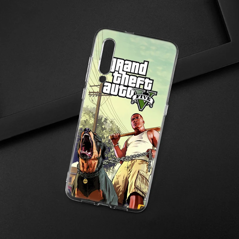 Grand Theft Auto GTA 5 силиконовый чехол для Xiaomi Pocophone F1 9T 9 9SE 8 A2 Lite A1 Mix3 Redmi K20 7A Note 4 4X 6 7 Pro