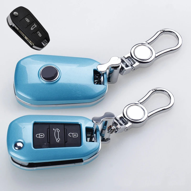 Автомобильная магнитная цепь ABS + сплав для Peugeot 208 2008 3008 408 508 3 кнопок