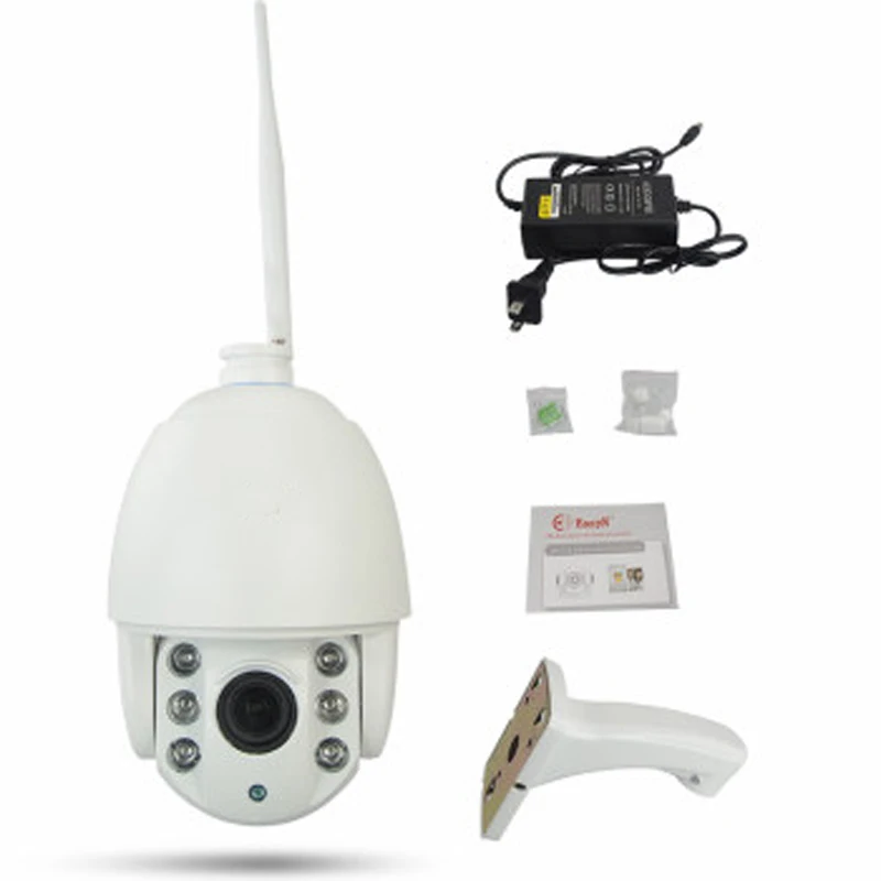 Wi Fi Full HD 2.0MP 1080p 5x оптический зум Беспроводная PTZ P2P Plug & Play наружная