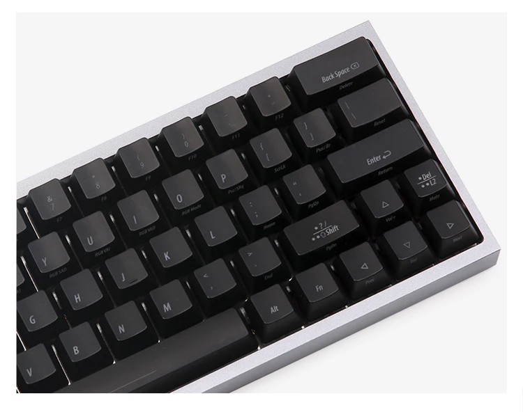 KBDfans 64 клавиши abs материал oem профиль колпачки с подсветкой 1,75 shift