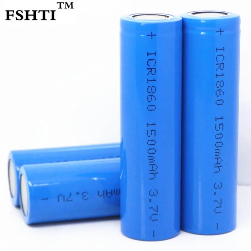 4 шт./лот FSHTI 18650 аккумулятор 3 7 В 2200 мАч литий ионный для фонарика|lithium battery|18650