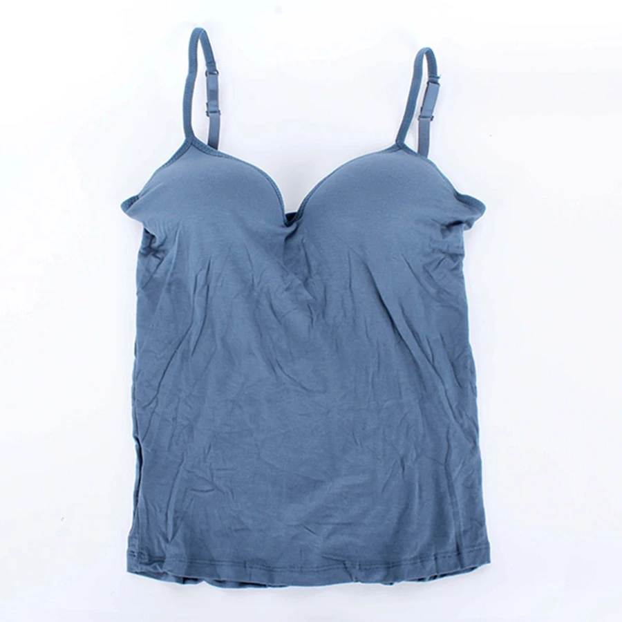 Бюстгальтер на бретельках с эффектом пуш ап для женщин|strap built in bra|tank tops camistop cami |