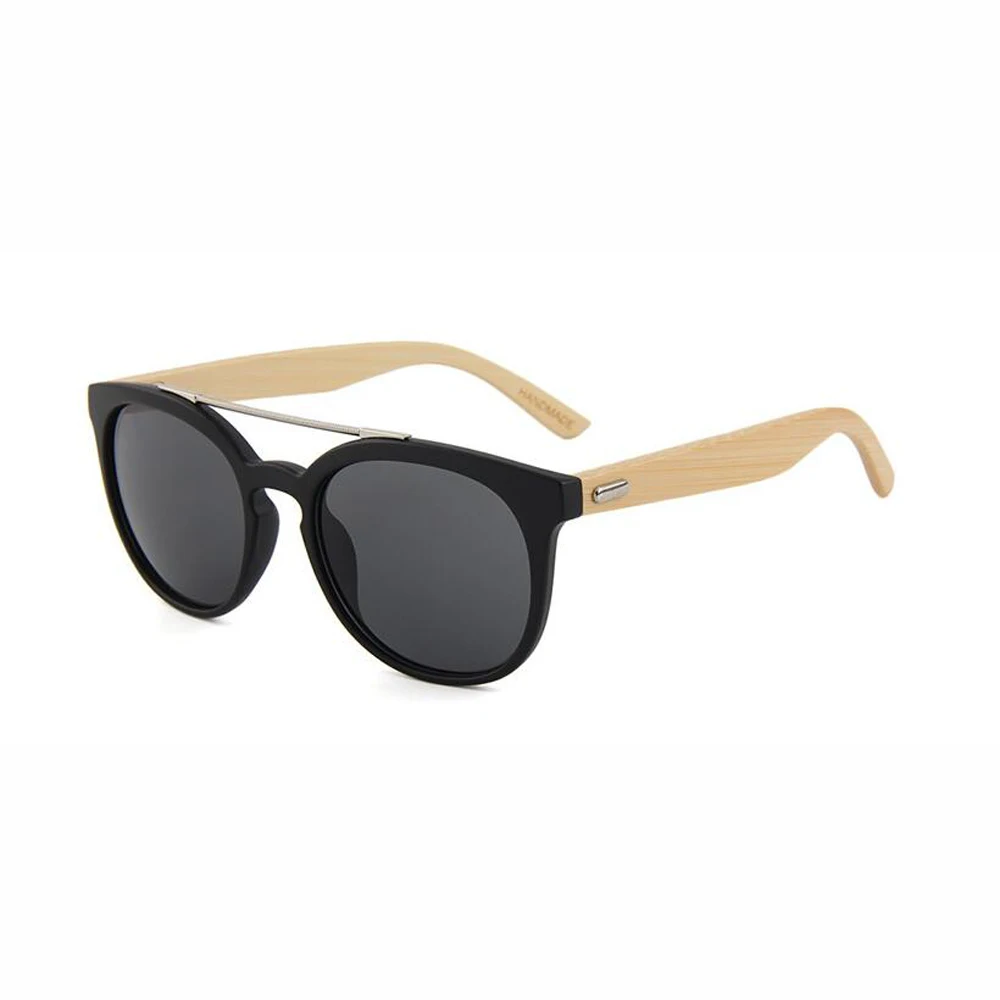 BerWer 2020 Round Frame Wooden Sunglasses New Arrival Men Women Retro Gafas Handmade Bamboo Wood | Аксессуары для одежды