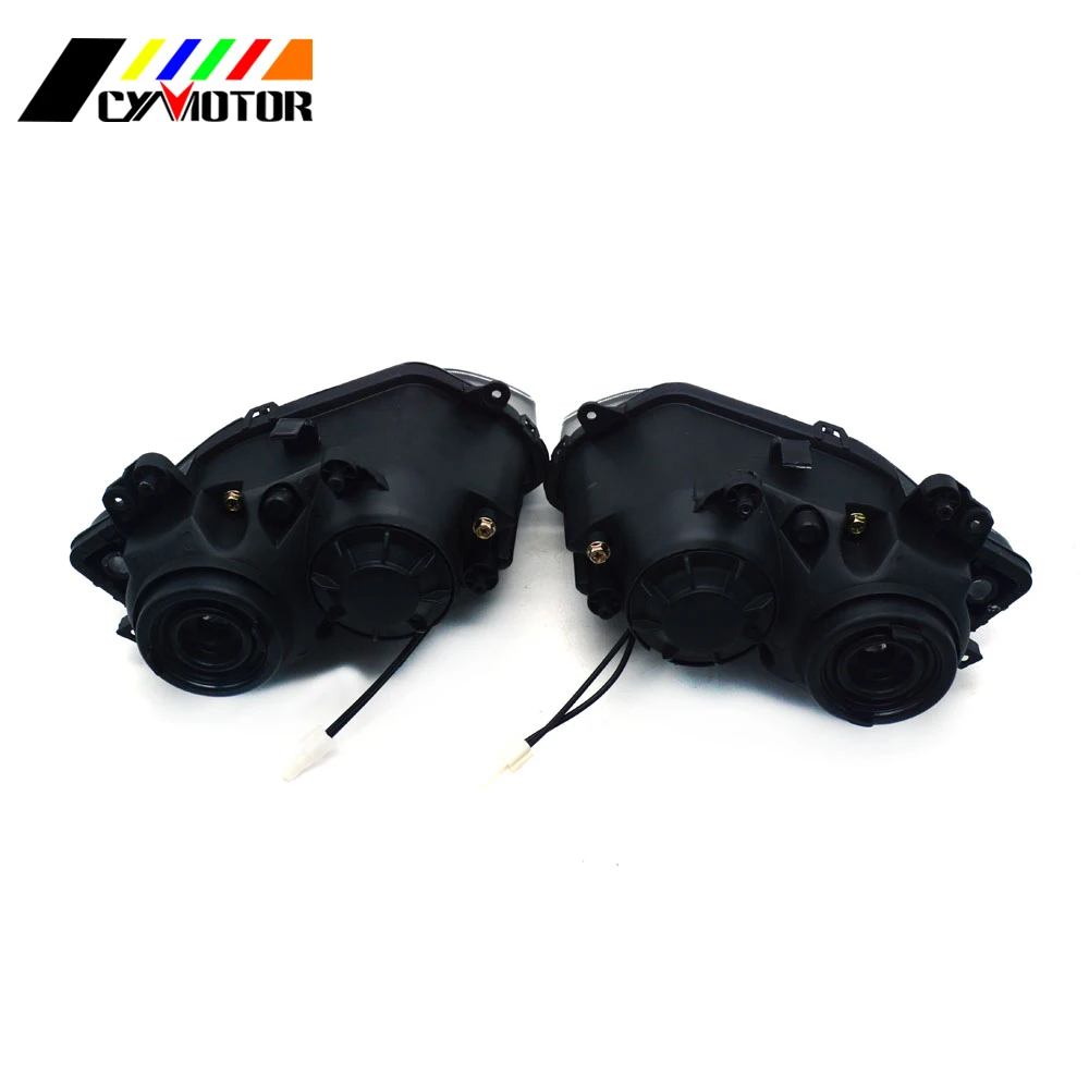Передняя фара мотоцикла для YAMAHA YZF R1 YZFR1 2004 2005 2006 04 05 06 уличный велосипед|Накладки и