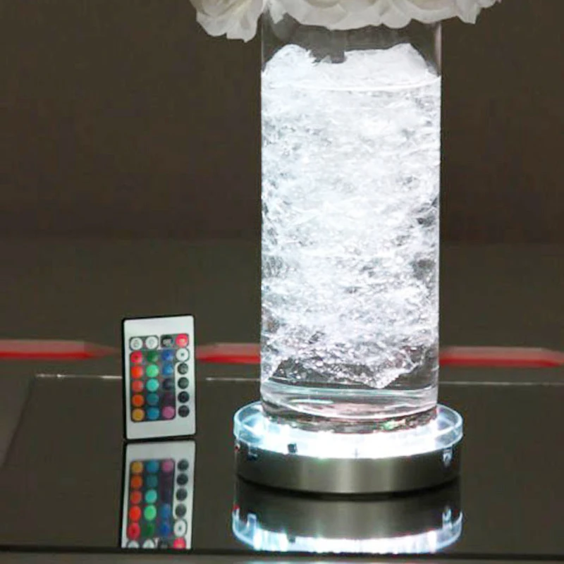 Одна деталь 6 дюймов (15 см) Светодиодный светильник база изменение цвета rgb с