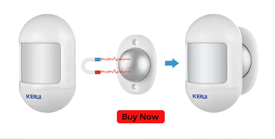 KERUI G17 беспроводной мини детектор движений DIY Kit Домашний GSM SMS Охранная сигнализация Система IOS Android приложение дистанционное управление